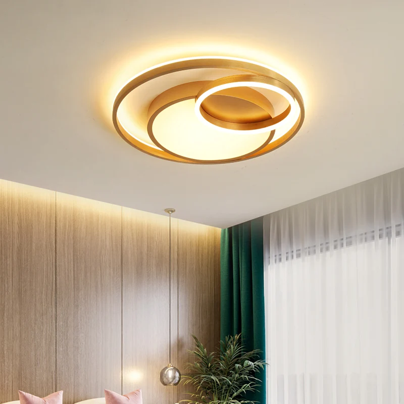 

Round Modern LED Ceiling Lights for Small Living Room Bedroom Kitchen Balcony Home Decor Golden Acrylic Ceiling lamp fixtures