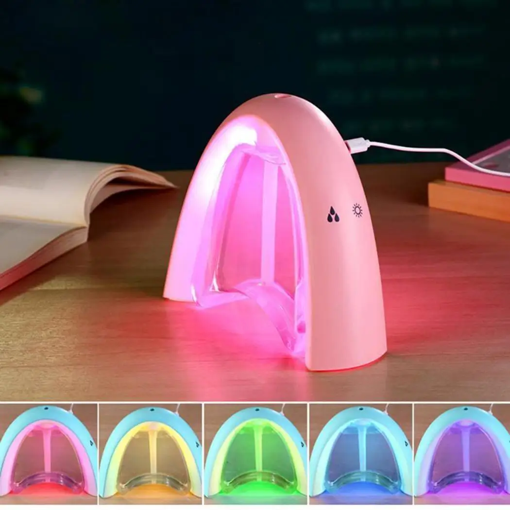 

Message Board Humidifier With 7 Color Night Light Desktop USB Aromatherapy Humidifier Portable Aroma Mist Diffuser Air Purifier