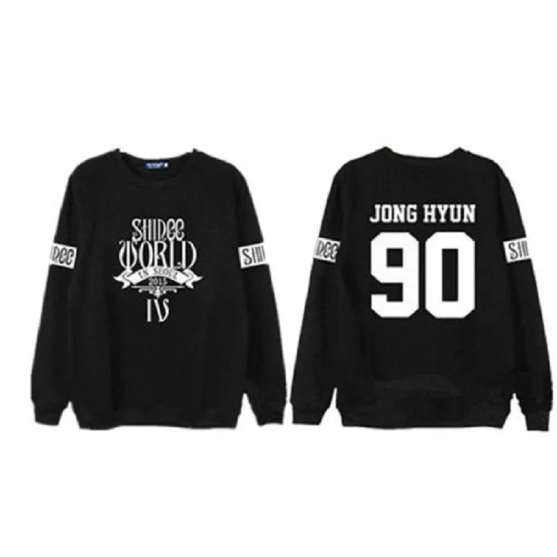 Mainlead KPOP мир SHINee IV &quotв Сеульском стиле с длинным рукавом унисекс пуловер свитер |