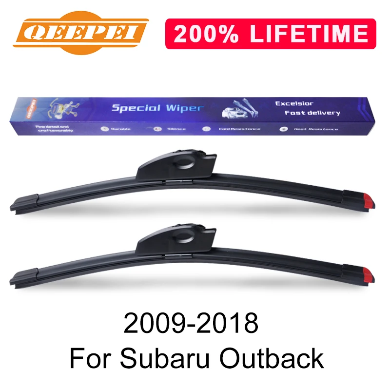 QEEPEI Replace Wiper Blade For Subaru Outback 2009-2018 Silicone Rubber Windshield Windscreen Auto Car Accessories | Автомобили и