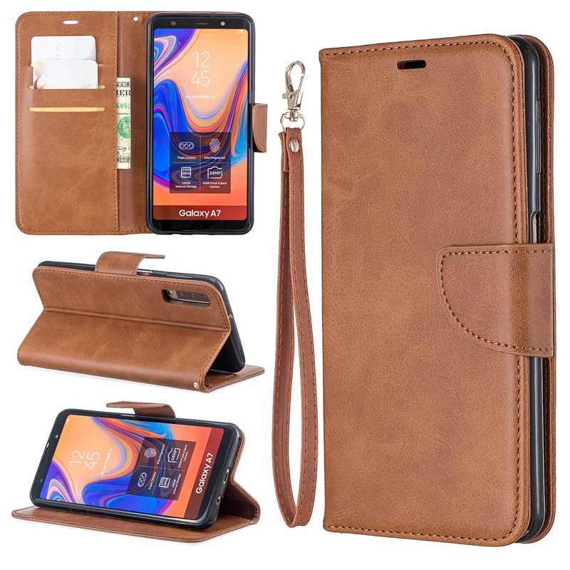 

Wallet Case For Coque Samsung A8 Plus A7 2018 A5 2017 A3 2017 Case PU Leather Flip Cover for Funda Samsung A10 A20 A30 A40 Case