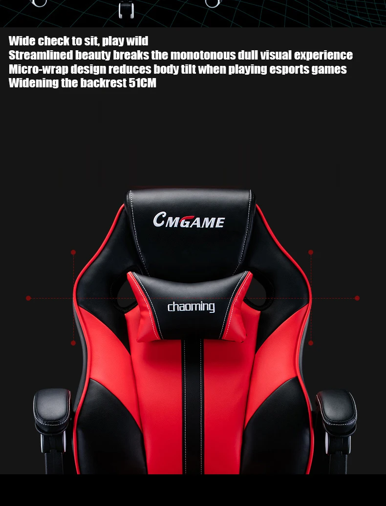 Расширяющаяся спинка Poltrona Gaming Silla Gamer офисное кресло для руководителя эргономичный массаж может лежать Синтетическая кожа с подставкой для