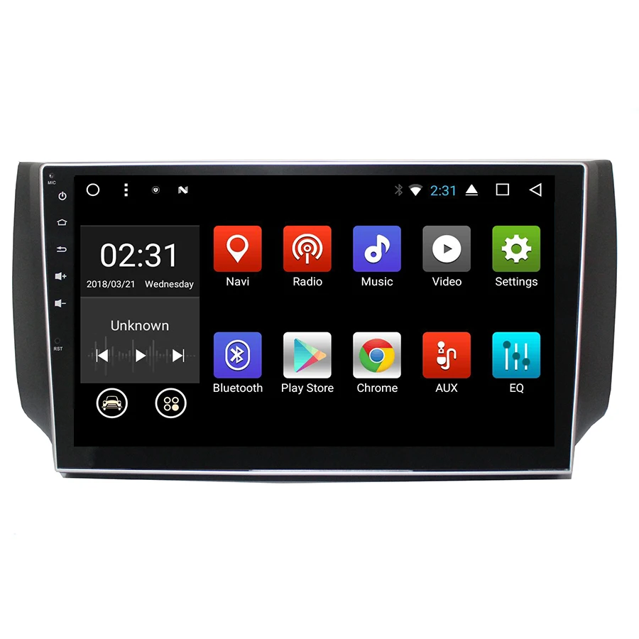 Discount Asvegen Android 7.1 Quad Core Car Radio GPS Navigation Stereo Headunit WIFI 4G Media DVD Player For  Nissan Sylphy 2012 2