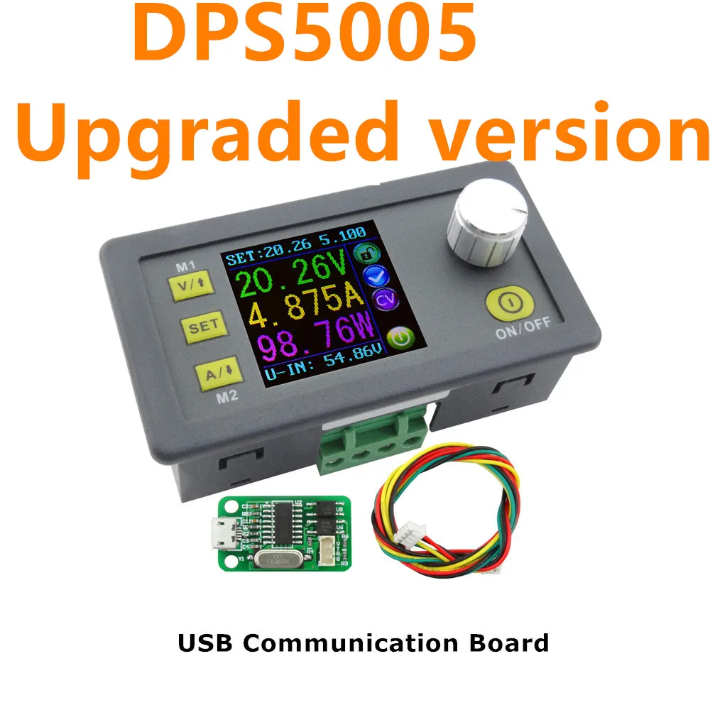 

by dhl/fedex 20 pcs DPS5005 Constant Voltage Current Power Supply Step-down Programmable Adjustable Voltage Module 30%off