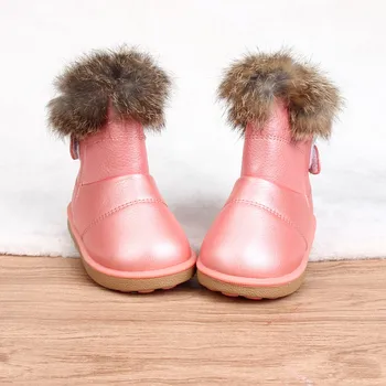 

Baby Girls Shoes Martin Leather Boots Child Toddler Shoes Warm Casual Children Booties Toddler Anti-Slip Dropshipping B#