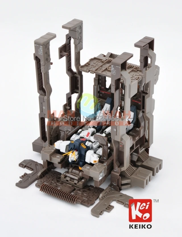 

KEIKO ActionBase Gundam scenario building Mechanical chain base Kerb rack system display stand robot action figure toys