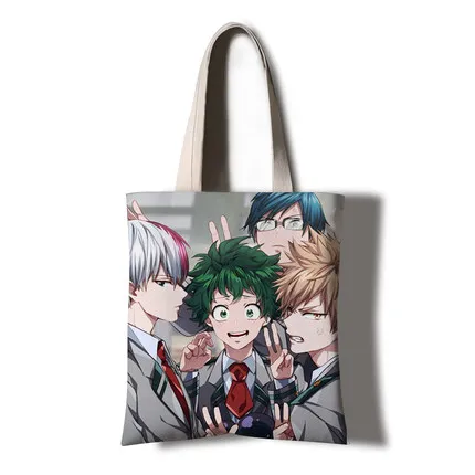 3 My Hero Academy Todoroki Shoto Женская Холщовая Сумка через плечо сумки для женщин сумки-мессенджеры школьный Handba - Цвет: 3