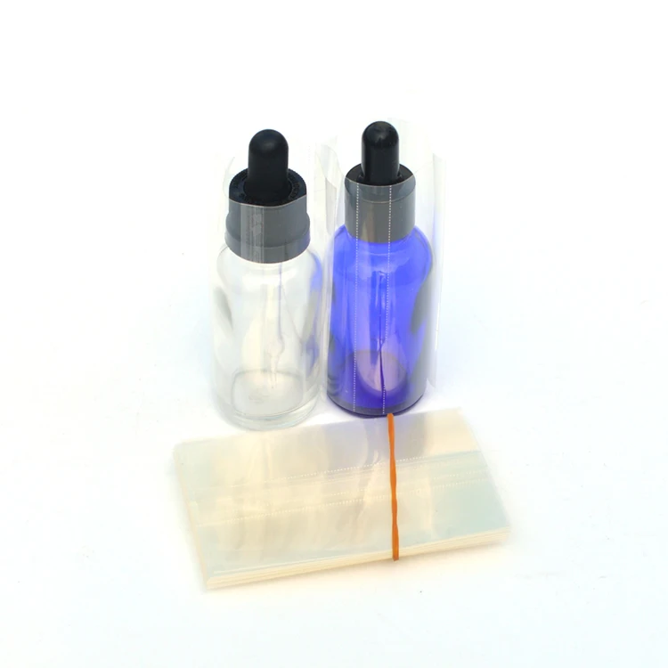 Термоусадочная пленка ПВХ для 10 мл 15 мл 30 мл стеклянные бутылки-капельницы ПВХ термоусадочные этикетки термоусадочные уплотнения для E-juice стеклянная бутылка