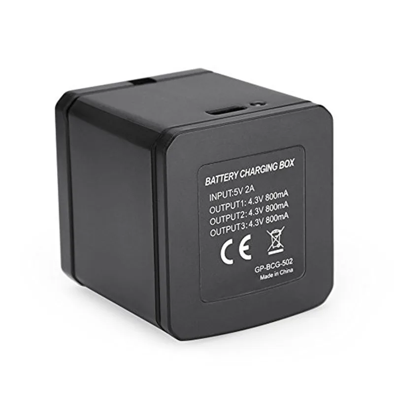 Для GoPro 3 степенями свободы Батарея Зарядное устройство с Тип usb-C интерфейс зарядки ящик для хранения для спортивной экшн-камеры go pro Hero 7 черного цвета на каблуках высотой 5 6 Аксессуары для фотоаппаратов