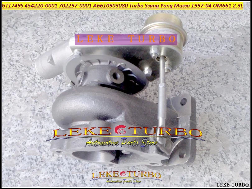 TURBO GT1749S 454220 454220-0001 454220-5001S 702297 702297-0001 A6610903080 Turbocharger For Ssang Yong Musso 97-04 OM661 2.3L (5)