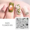KADS Flower 005 Series  Long Vine Flower Shape Fantastic Flowers Plate Nail Art Image Stamp for Art Decorations 1