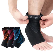 1 шт. Спортивная опора для защиты лодыжек эластичная повязка на голеностопный сустав хлопок комфорт от растяжений Баскетбол Футбол безопасность ног