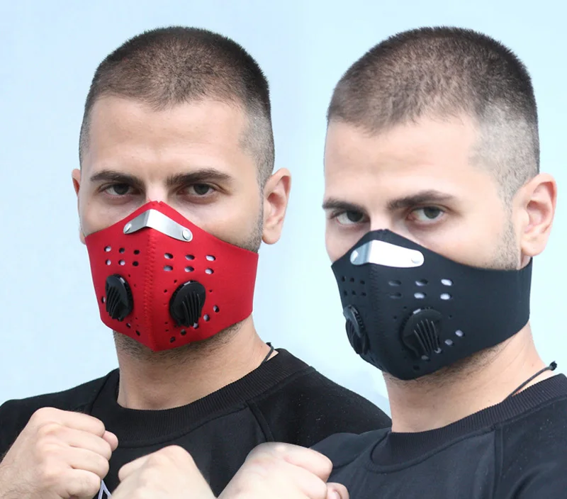 

Protective mask riding running mountain smog mask dustproof activated carbon breathing shield