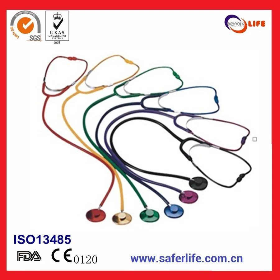 

promotional colorful adult single head medical stethoscope