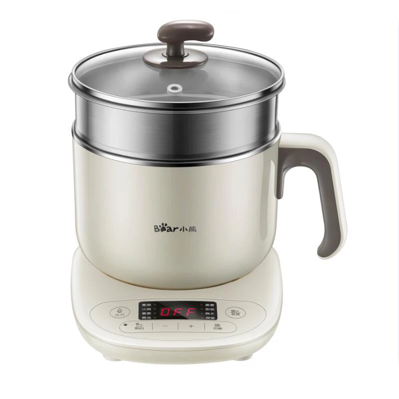 

Electric Cooker Multifunction Touch Panel 1.2L Microcomputer Reservation 1-2 People Adjustable Firepower