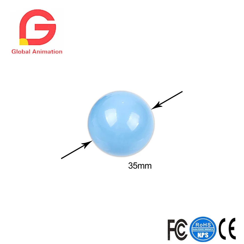 2x35 мм Верхний шар красный и синий джойстик мяч для Аркады набор джойстиков части