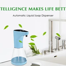 Автоматический диспенсер для жидкого мыла, контейнер для мытья рук, цветной декор для ванной комнаты, портативный диспенсер для мыла