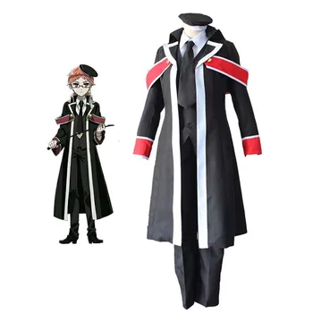 

Anime Royal teacher Heine Black Cosplay Sport Coat Uniform Set Cloth For Adult Men Women Party Halloween Cosplay Costume