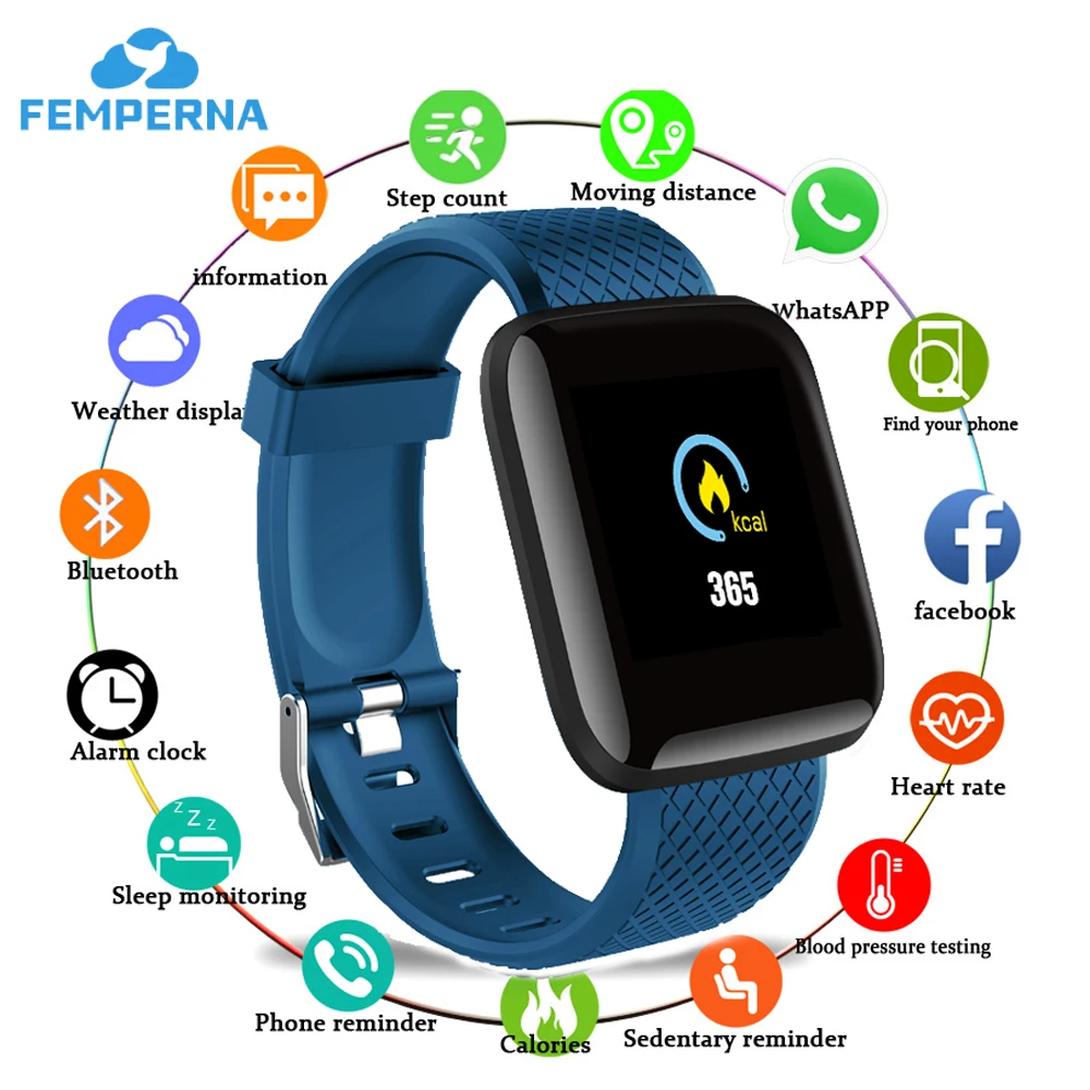 Femperna D13 1 3 дюйма Смарт-часы Для мужчин IP67 Водонепроницаемый монитор сердечного