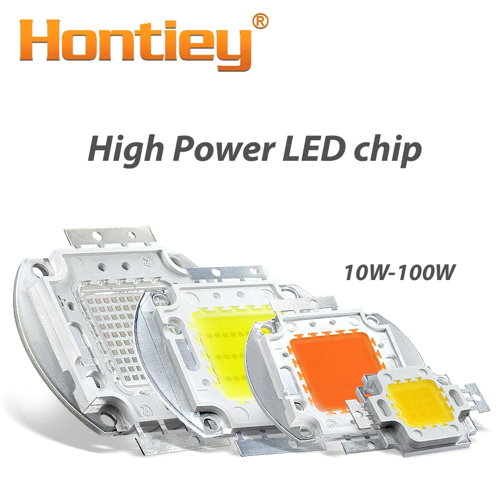 Hontiey LED Matrix 10W 20W 30W 50W 100W White Blue Green Yellow Red Pink Amber Cyan High Power integrated Bulb DIY цена Hontiey LED Matrix 10W 20W 30W 50W 100W White Blue Green Yellow Red Pink Amber Cyan High Power integrated Bulb DIY цены онлайн