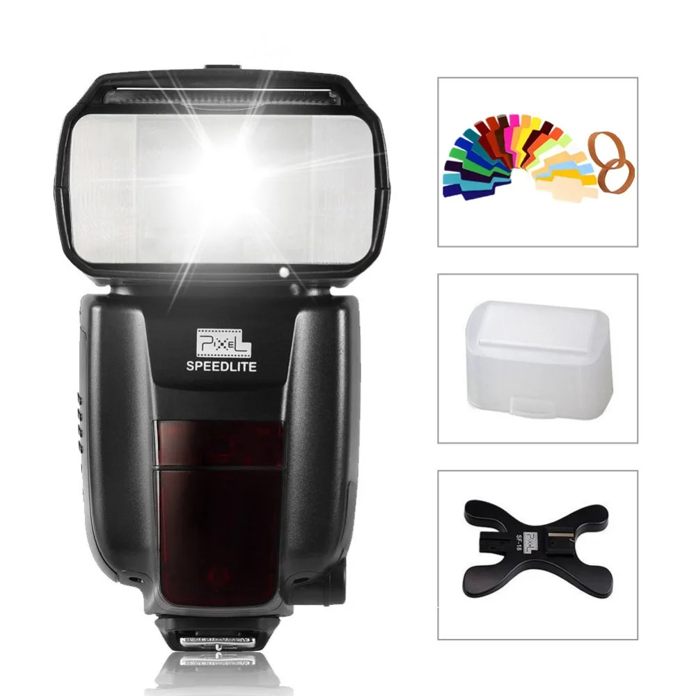 

Pixel M8 2.4GHz Universal GN60 Wireless Flash Speedlite For Nikon D810A D810 D800E D800 D700 D300 D5 D4 D3 D3X D3S D4S D5300 D90