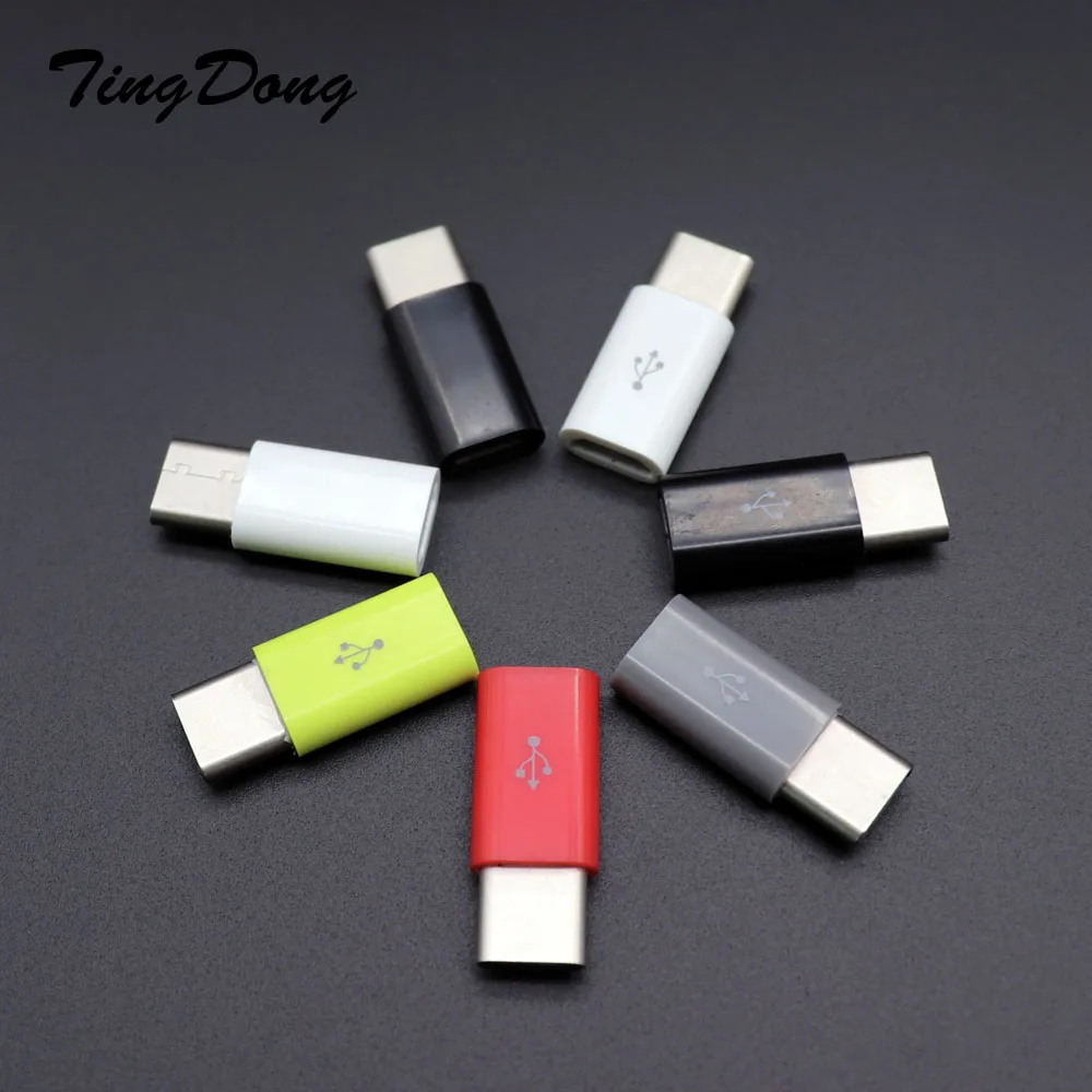 Адаптер Otg Type c с Micro Usb на C разъемы для зарядного устройства Samsung Galaxy S8 S9 Plus Note 8 9 Leeco
