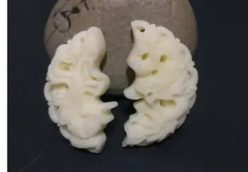 

Ivory dragon and Phoenix Pendant lovers spoil women happy pig home ornament statues sculpture Home wedding decoration dies