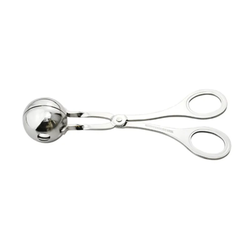 

1PC Convenient Meatball Maker Stainless Steel Stuffed Meatball Clip DIY Fish Meat Rice Ball Maker 16.5*7.5*3.5cm