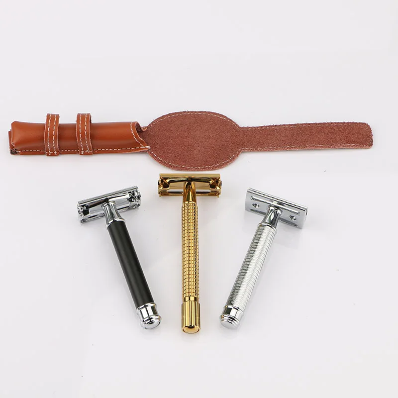 HAWARD Razor двойной защитный чехол для бритвы из натуральной кожи Дорожный Чехол