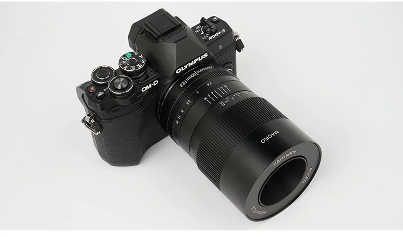 7artisans 60 мм f2. Макрообъектив с увеличением 8 1:1 подходит для Canon EOSM EOSR E Fuji M43 nikon z Mount