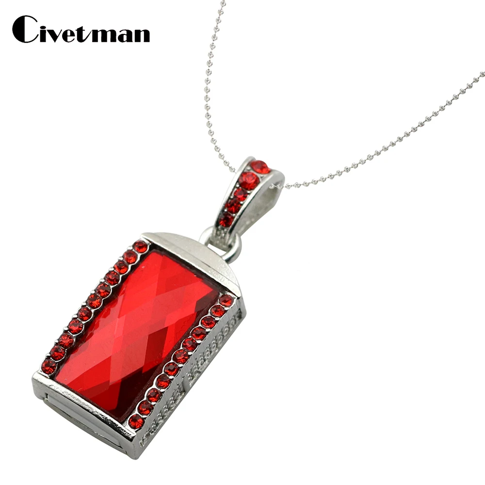 Real Capacity USB 2.0 Flash Drive 128GB Pen Drive Pendrive Cute Crystal Gemstone Style 8GB 16GB 32GB 64GB Memory Stick