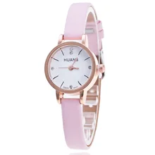 Relogio feminino Watch women 2016 Delicate Mini Rhinestone Small Dial Leather strap wristwatches quartz dress watch Ladies clock