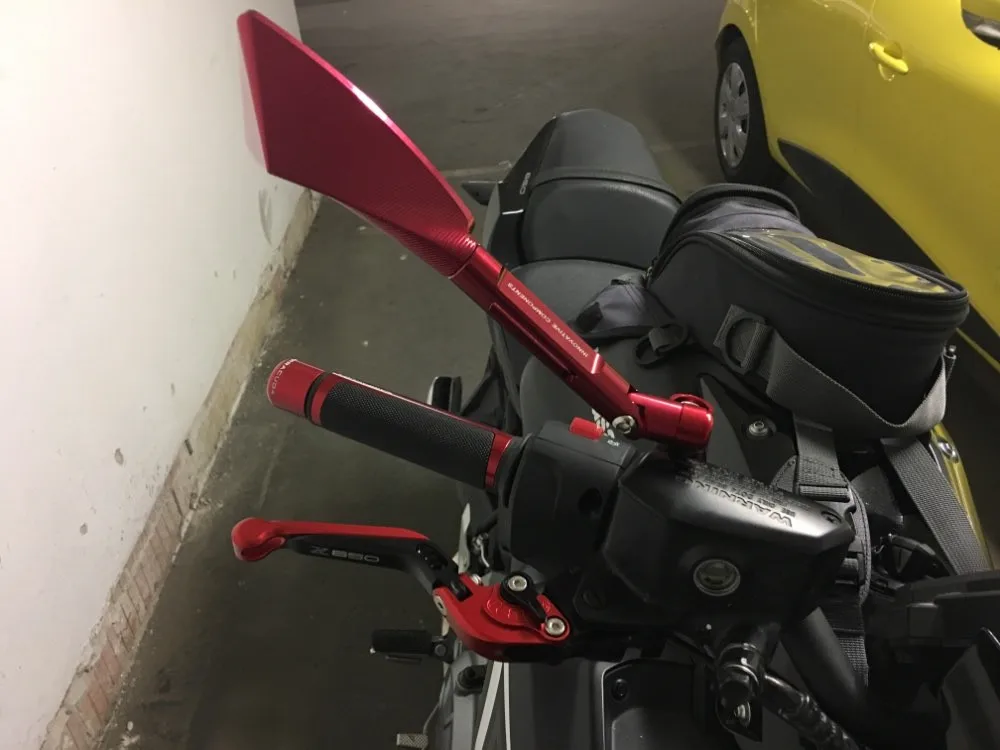 Алюминиевые боковые зеркала для мотоцикла зеркало заднего вида Kawasaki ZX7R ZX7RR ZX9 ZZR1200