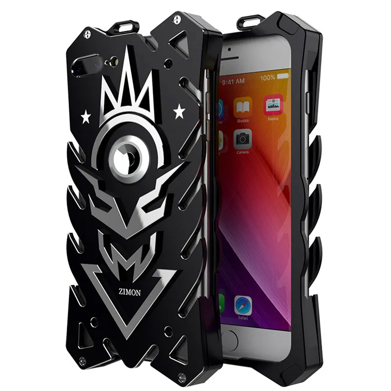 Zimon Armor II авиационный металлический чехол для телефона Iphone 6 6s 7 8 plus мощный