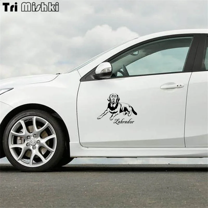 Tri Mishki HZX421 15*19.5см лабрадор наклейки на авто автомобиль наклейка авто|car sticker|car sticker