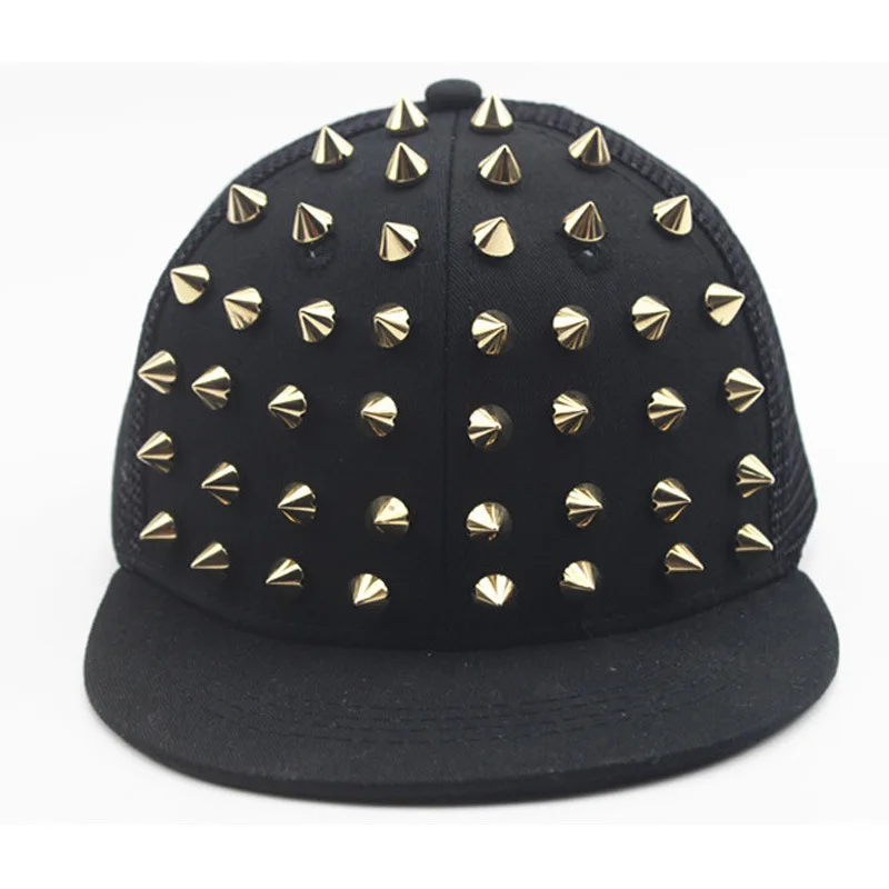 Детская бейсболка с заклепками в стиле хип хоп|cap snapback hats|cap snapbacksnapback hats |