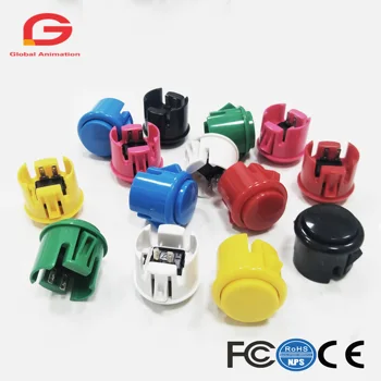 

10x 30mm Arcade Push Buttons Switch Works For Arcade Joystick Fighting Stickers Machine PS2 PS3 Xbox 360 Games Parts