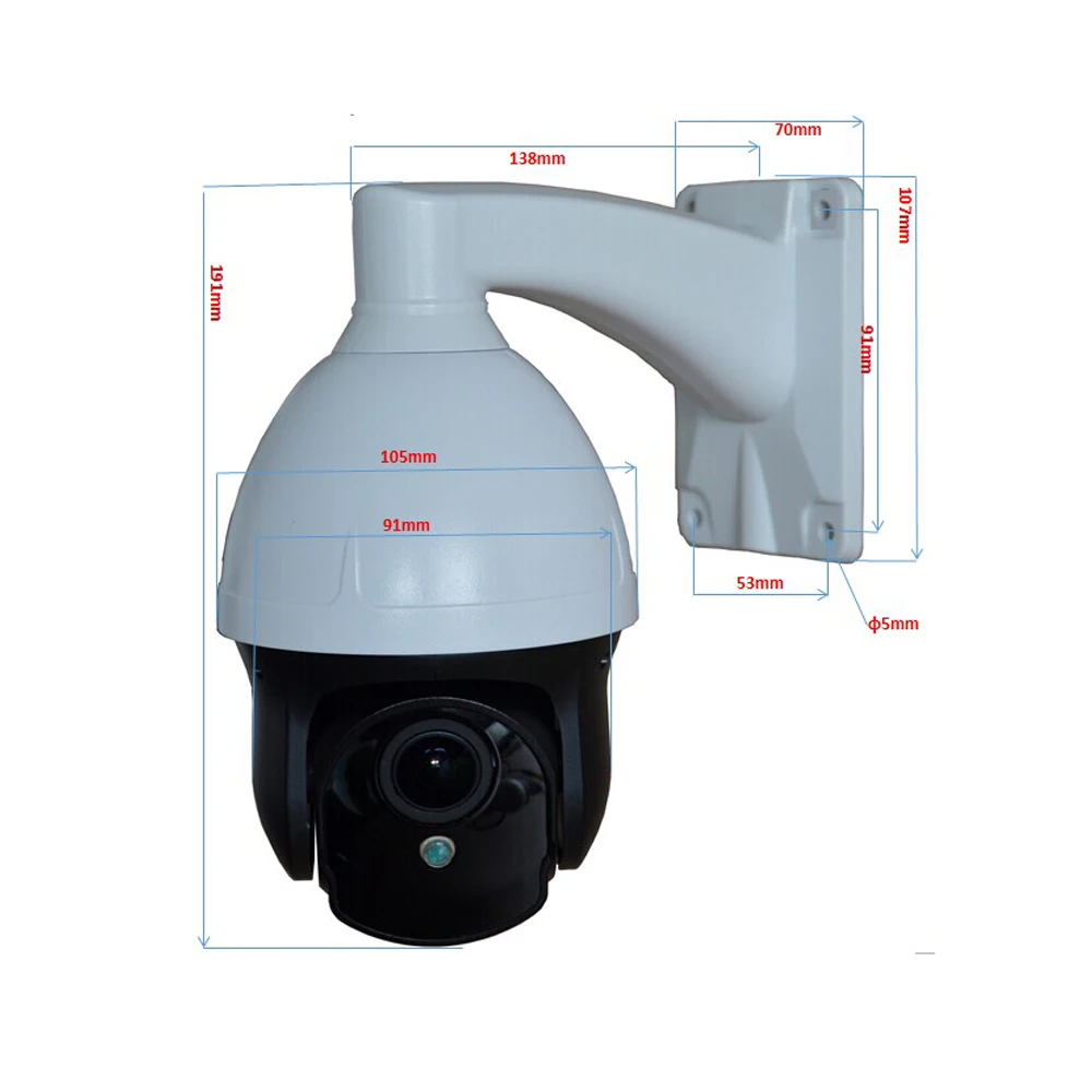 Cctv камера видеонаблюдения HD 1080P AHD мини PTZ купольная скорость ИК 3X зум 3 дюйма 2 8 мм