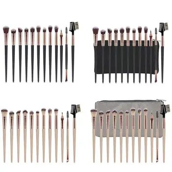 

Professional Makeup Brushes Set 12pcs Eyeshadow Eyelash Brushes Cosmetics