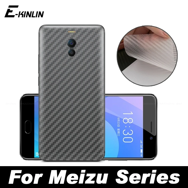 3D углеродное волокно задняя крышка защитная пленка для экрана MeiZu M8 Lite M5c M15 M6T M6 Note