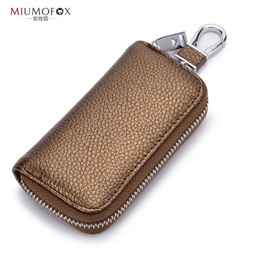 New Fashion Car Key Holder Chain Smart Key Wallets Ring Housekeeper