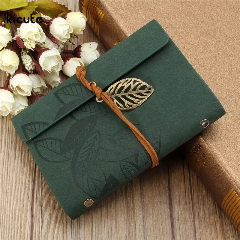 

New Sketchbook Stationery Agenda Vintage Diary Notebook Writing Pockets Book Leaf Leather Cover Loose Blank Travel Journal Gift