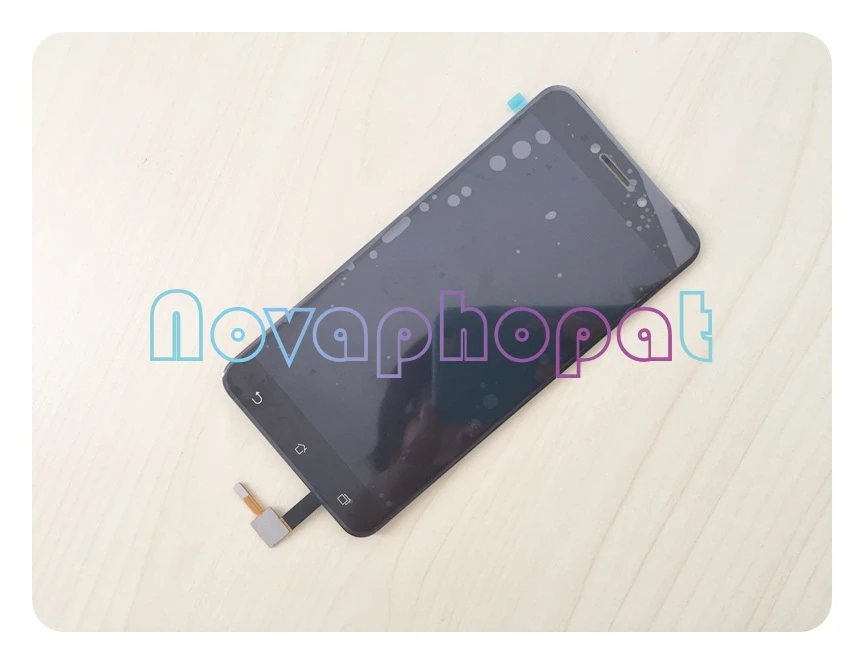 Skup Novaphopat czarny biały złoty ekran LCD dla asusa ZenFone Live ZB501KL X00FD wyświetlacz LCD ekran dotykowy Digitizer pełny zestaw do wymiany