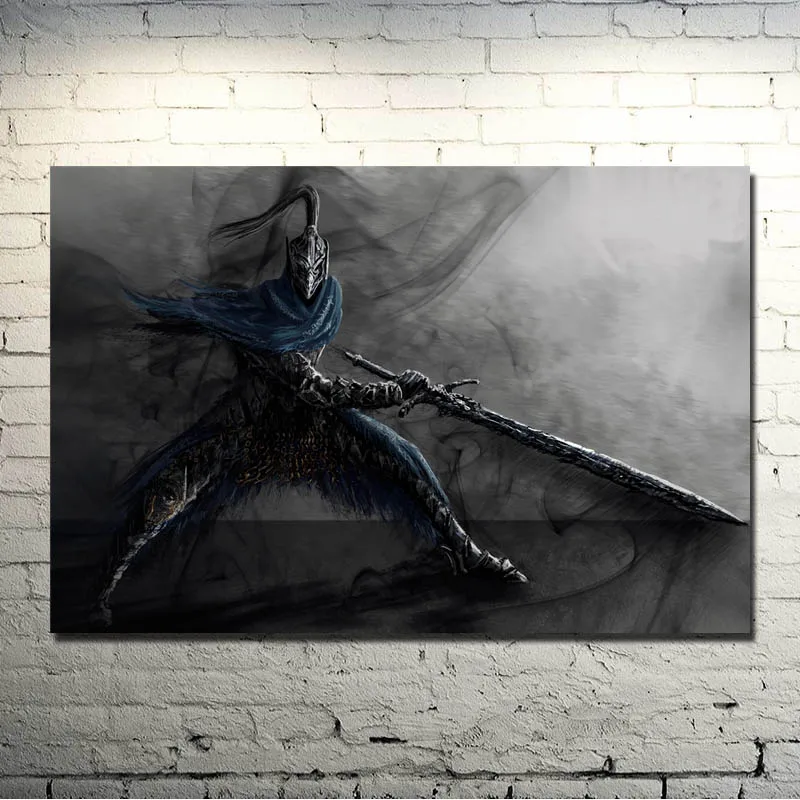 

Dark Souls 1 2 3 Art Silk Fabric Poster Print 13x20 20x30inch Game Picture for Wall Decor 003