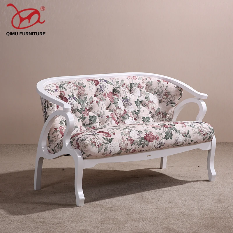

Two seats living room sofa High quality flannel furniture modern Europe America style U-shape velvet sponge elegant sofas
