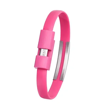 

Wristband Micro USB Portable Travel Cable Charger Charging Data Sync For Android Cell Phone Cable Charging cable de extension us