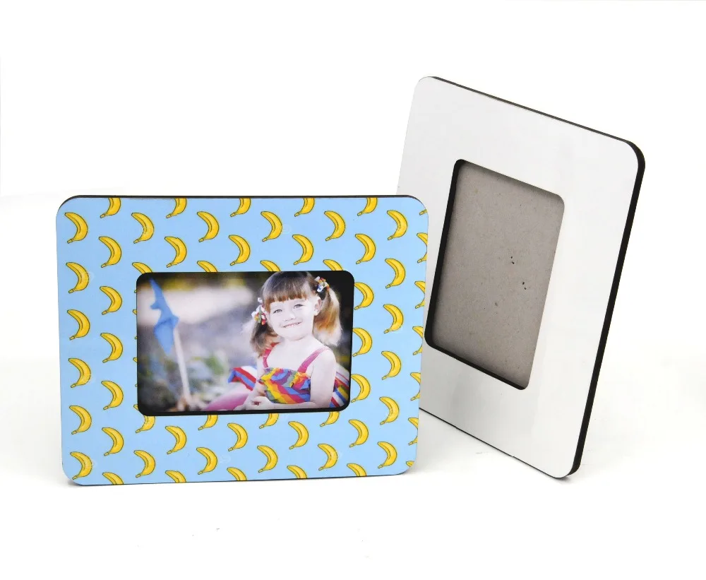 10 pcs/lot sublimation blank DIY Wooden photo frame for pictures MDF