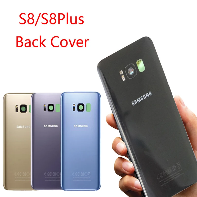 Оригинальное заднее стекло для SAMSUNG Galaxy S8 G950 G950F дисплей Plus G955 G955F крышка