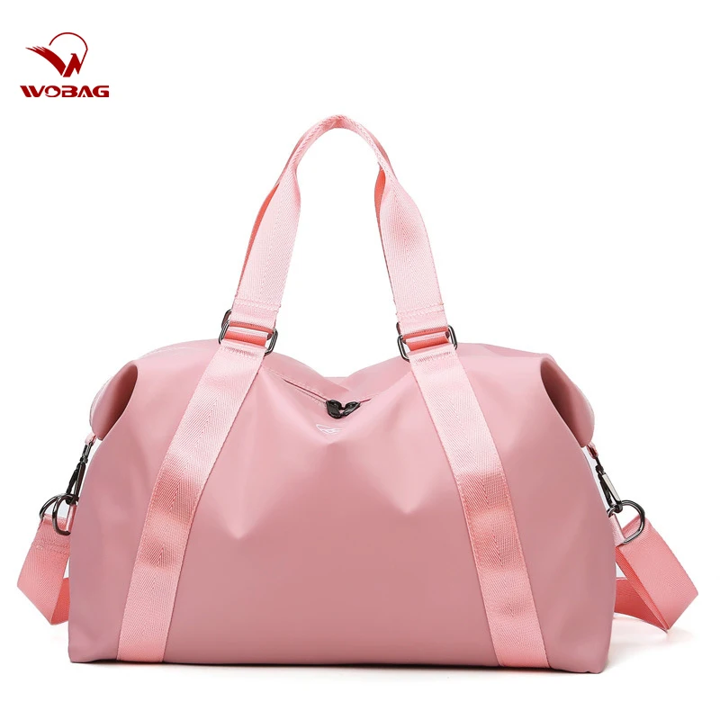 

Wobag Fashion Sports Gym Bag Women Yoga Training Bag Casual Travel Duffle Bag Outdoor Weekend Overnight Handbag