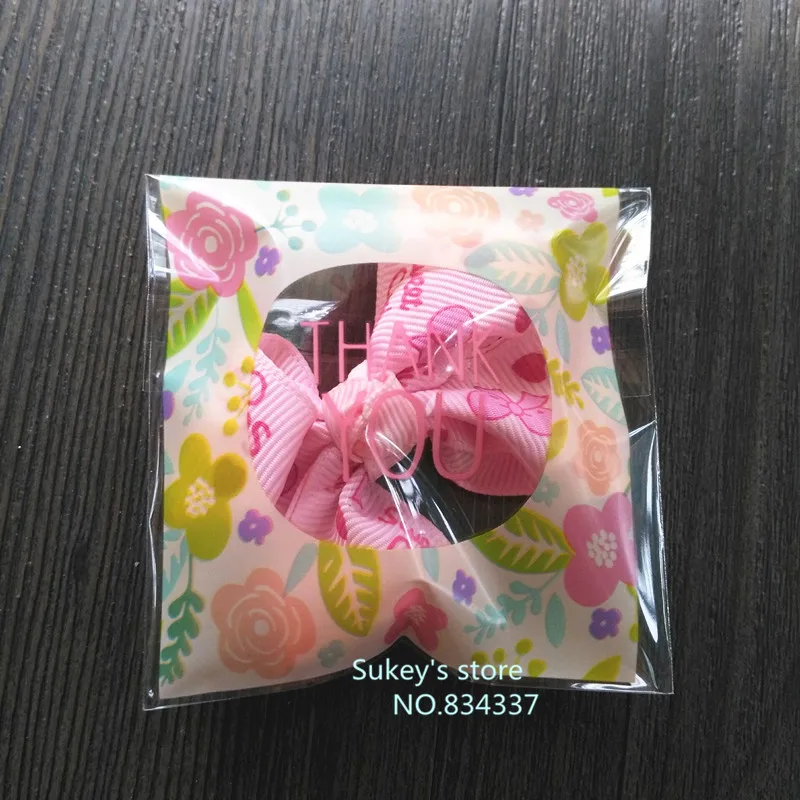 Пакеты для печенья с цветочным узором Thank you 7 х7 см 100 шт./лот|bag wedding|bag wedding candybag pattern